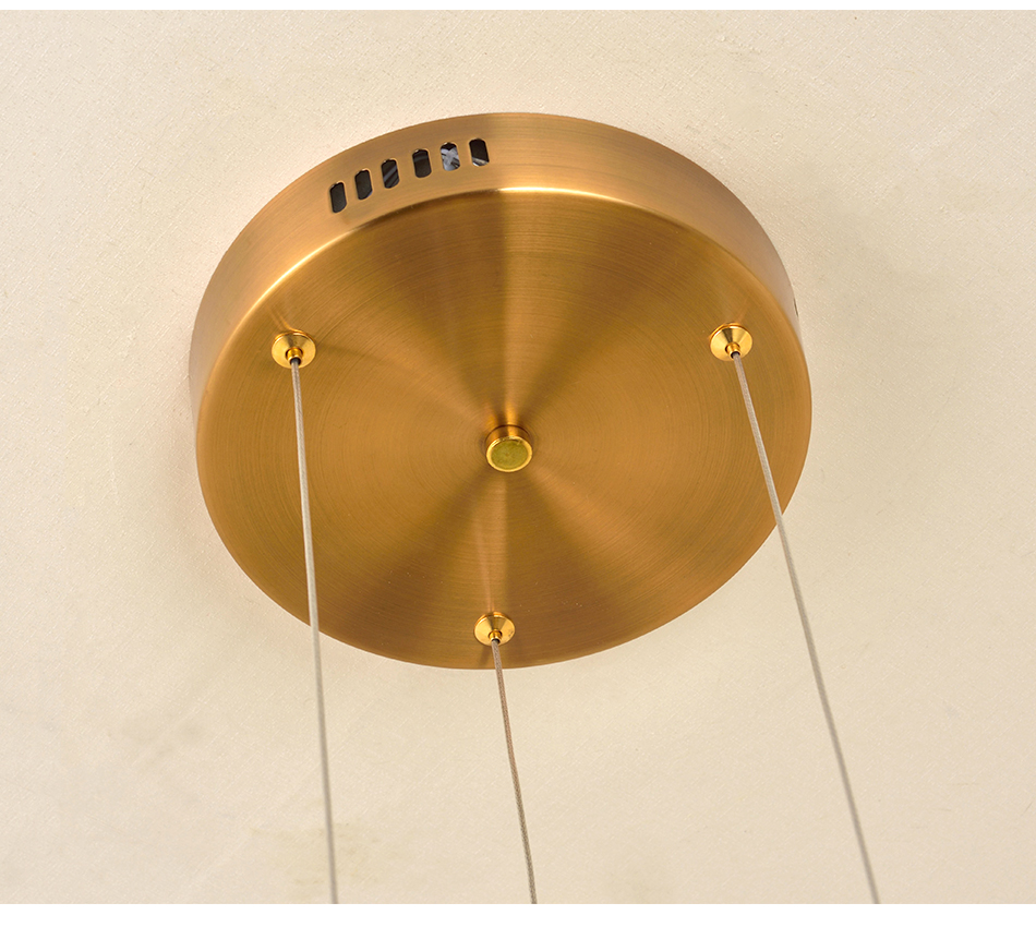 Modern Led Chandelier Gold Living Room Lamp Simple Creative Gold Chandelier(WH-NC-68)