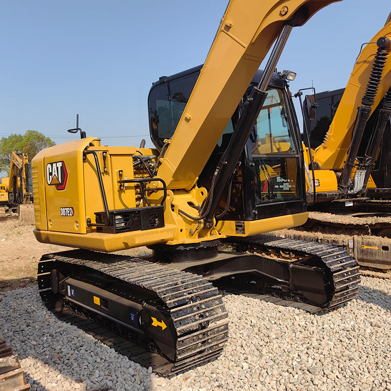 Used Caterpillar 307E2 hydraulic Excavator 42kw Rated Power 0.3m³ Bucket Capacity