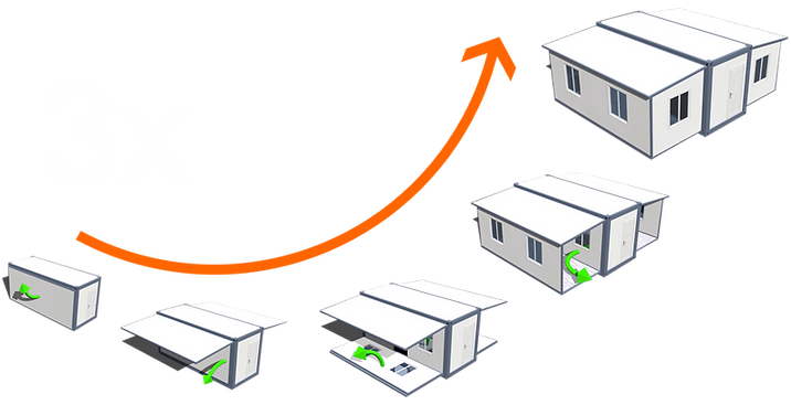 Grande expandable home step
