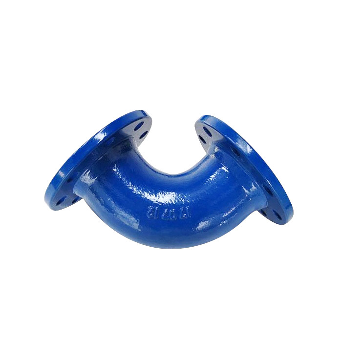 PN25 Ductile Iron Pipe Fittings Double Flanged Bend 90/45 Degree