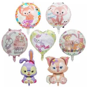 China Wholesal Cartoon Stellalou Lina Bell Duffy Foil Balloons Globos For Birthday Party Decoration Kids Toy Balloon wholesale