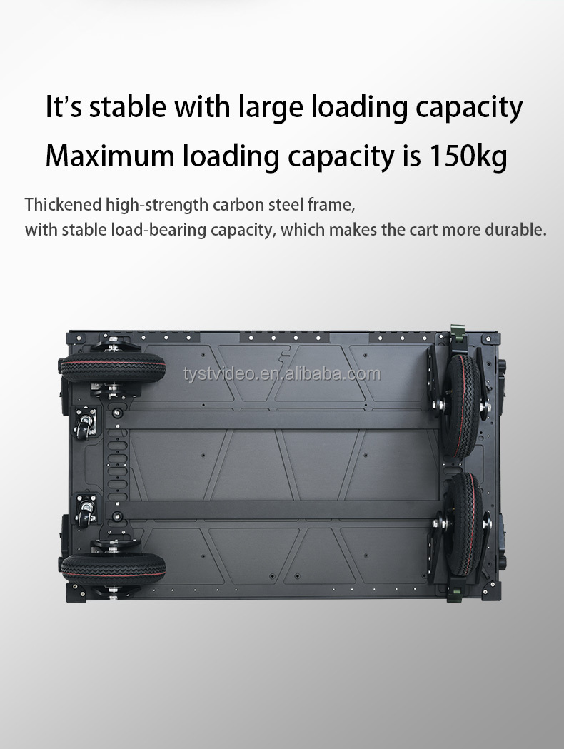 Equipment Storage Movie Shooting Studio Room Cart with Unfold Dimensions 120*60*92cm