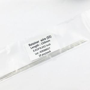 China OEM Dental Orthodontic Accessory Stainless Steel Bonded Lingual Retainer Straight Wires For Orthodontic Retention wholesale