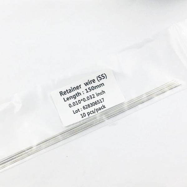 OEM Dental Orthodontic Accessory Stainless Steel Bonded Lingual Retainer
