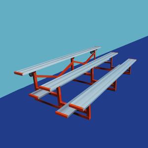 China Aluminum Material Outdoor Metal Bleachers 20 Seat For Gym wholesale
