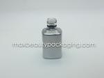 thick and strong powder coating gel polish bottle UV metallic silver color