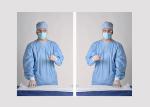 Polypropylene Disposable Coveralls , Waterproof Surgical Gowns Prevent Cross