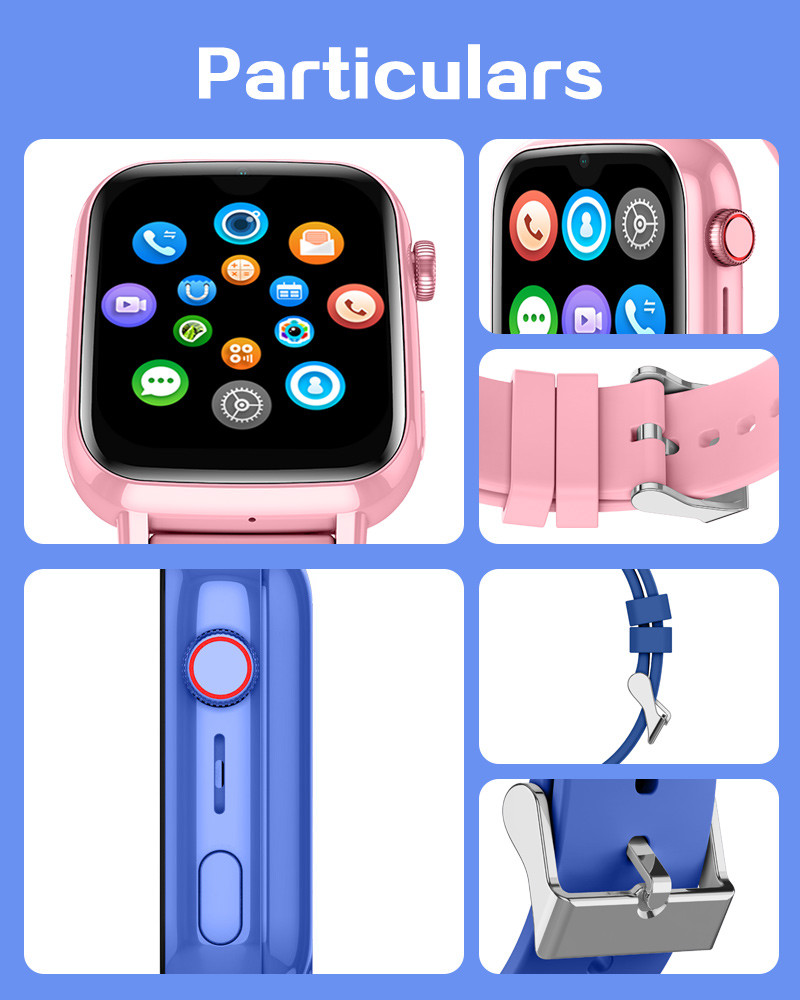 D41 4G Childrens Tracker Watch SOS GPS LBS Waterproof For Teens OEM