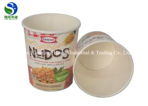 China Food grade disposable take away round 12oz kraft paper soup bowl with paper lid wholesale