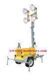 Vehicle-mounted Portable Outdoor Light Tower,handbrake mobile lighting tower