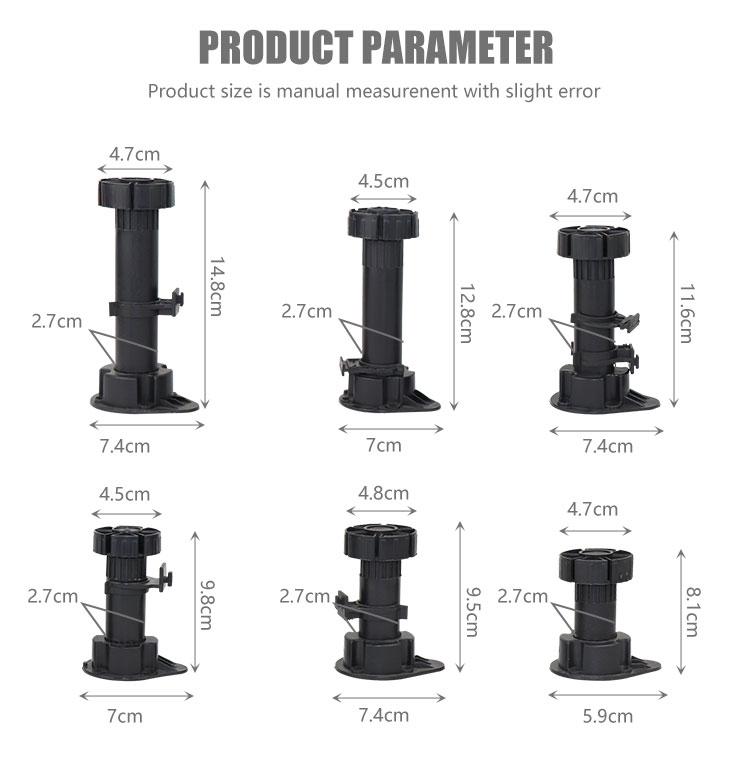Modern Design PVC Skirting Line with Durable Waterproof PVC Feet and Supporting Leg