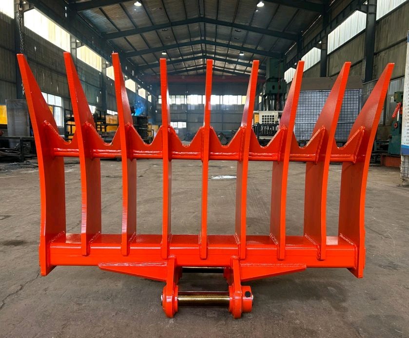 1-40 Ton Excavator Root Rake Q355B Material 6 Month Warranty