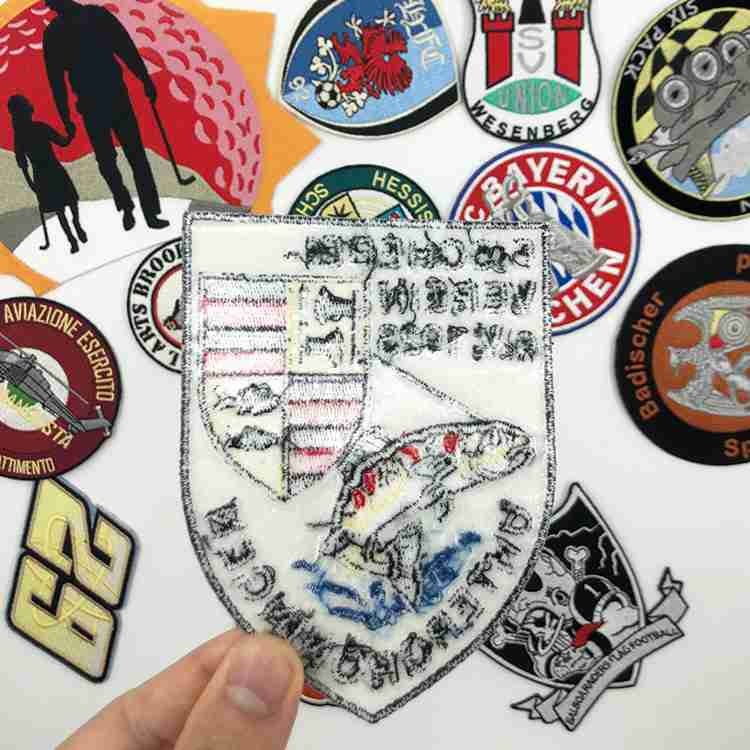 OEM Heat Cut 9C Color Custom Work Shirt Name Patch No Backing