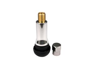 China EPDM And Brass Chrome Valve Stems Chrome Sleeve TR414C 100% Leak Test For Car wholesale