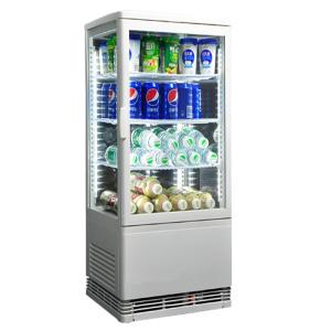 China Commercial Four Side Table Top Glass Door Display Freezer wholesale