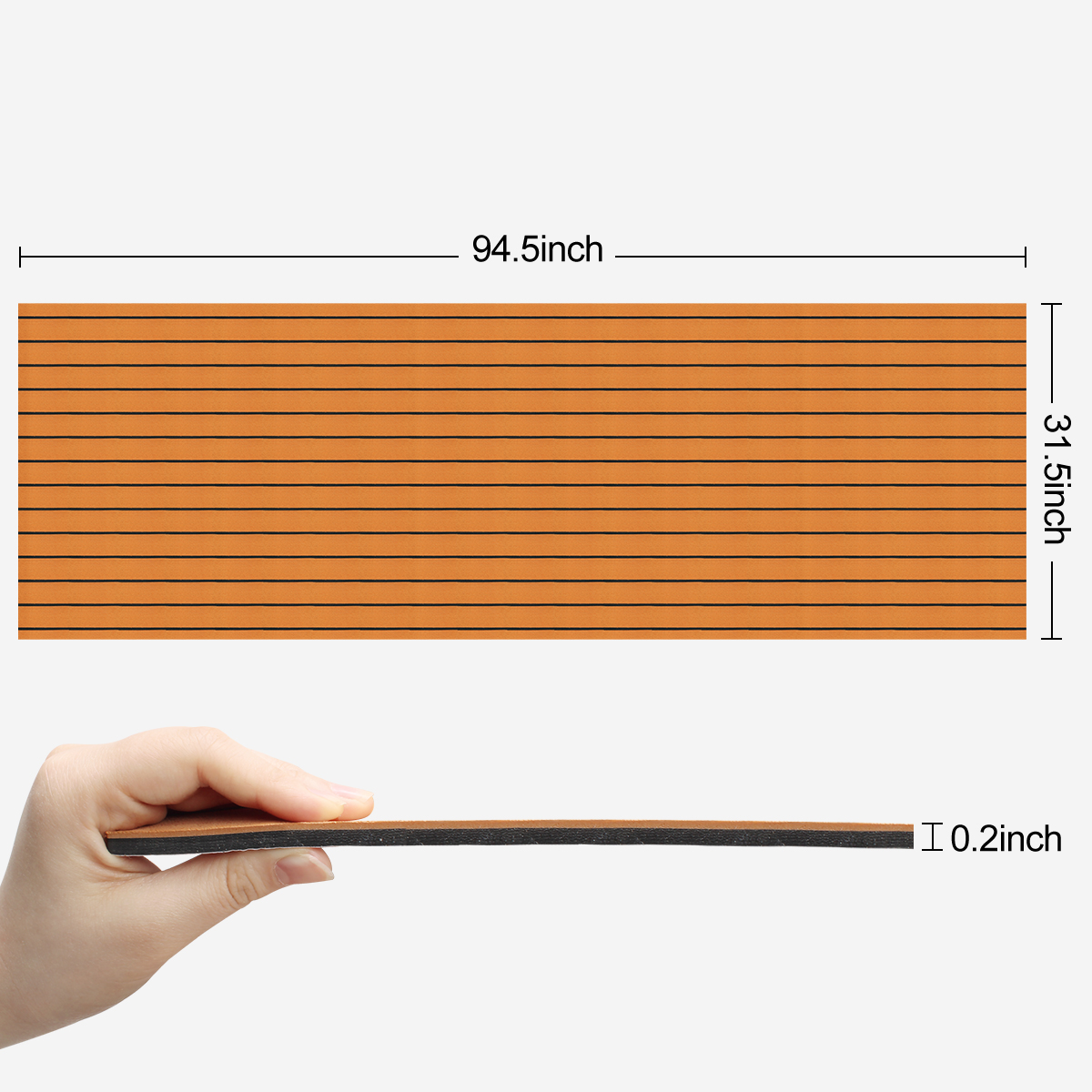 Unisex EVA Foam Sheets 6mm or customised for Yacht Kayak and Fishing Boat Flooring
