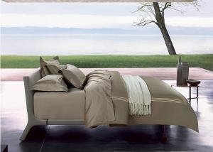 China Customized Embroidered Patterned Duvet Covers , Soft Eco Friendly Duvet Covers wholesale