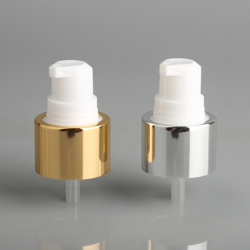 20mm Aluminum Treatment Pump for Plastic Lotion Pump in Sliver