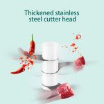 Portable Food Chopper Grade Electric Mini Garlic Chopper With USB Charging
