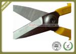 Straight Shape Fiber Optic Kevlar Cutter With Sawtooth Yellow Color
