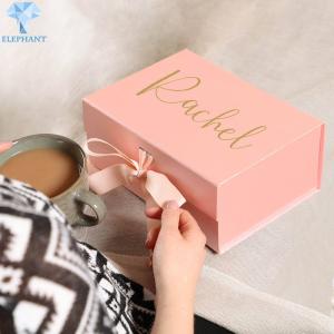 China Recyclable Spot UV Jewelry Luxury Magnetic Gift Box With Bow wholesale
