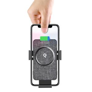China 360° Rotation 15W Wireless Car Charger Sucking wholesale