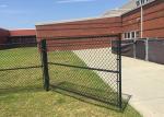 Round Post Knuckled Edge Diamond Chain Link Fence