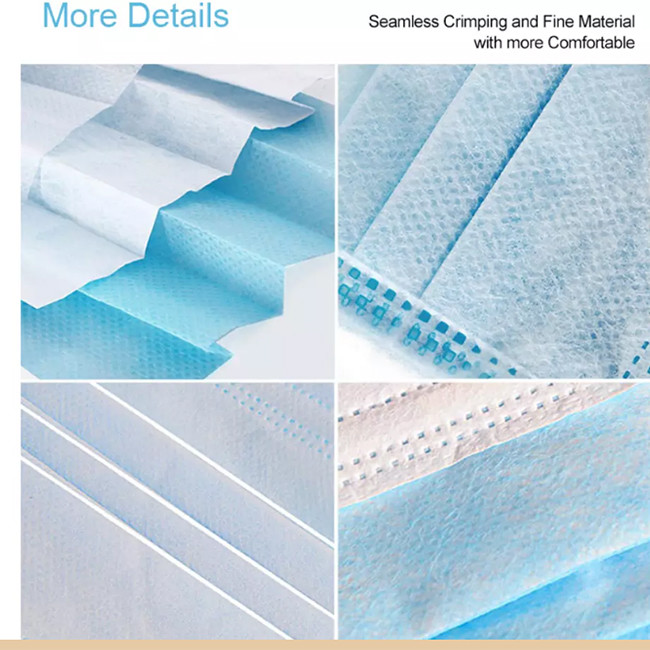 4 Layers Nonwoven 50 Pcs Earloop Surgical Mask