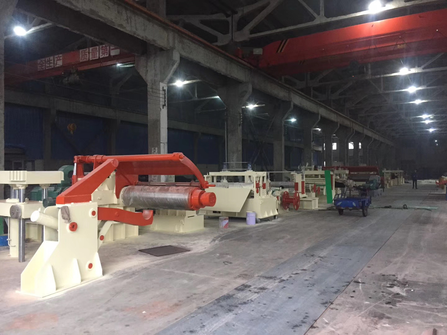 Galvanized Coil 40m / Min 4mm Cut To Length Line With Auto Stacker , High Efficiency