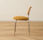Household Rattan Backrest Cloth Dining Chair 49*46*75cm