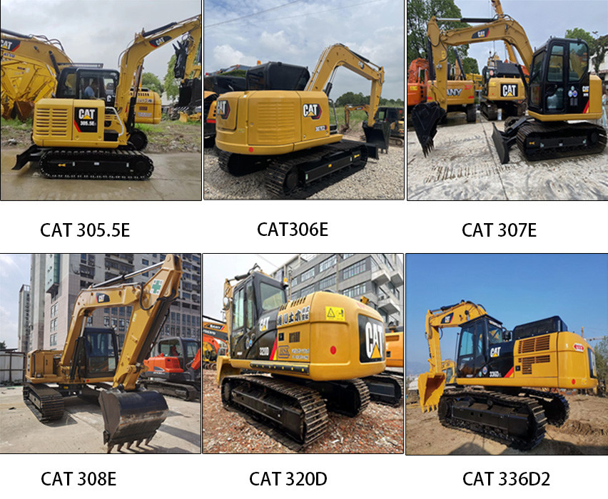 Used Digger Excavator CAT307.5 Heavy Equipment Wheel Excavator