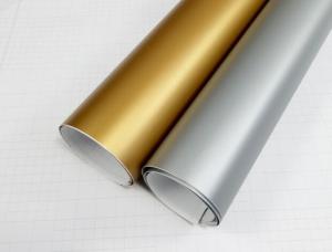 China Gold self-adhesive film roll, self-adhesive decorative refrigerator stickers, elevator PET stickers, lettering sticker wholesale