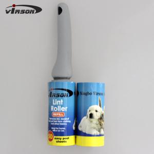 China Sticky Home Cloths Cleaning Disposible Manual Spiral Cut Lint Roller wholesale
