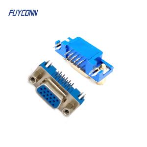 China 15Pin Hight Density D-sub Connectors Right Angle PCB Female Connector wholesale