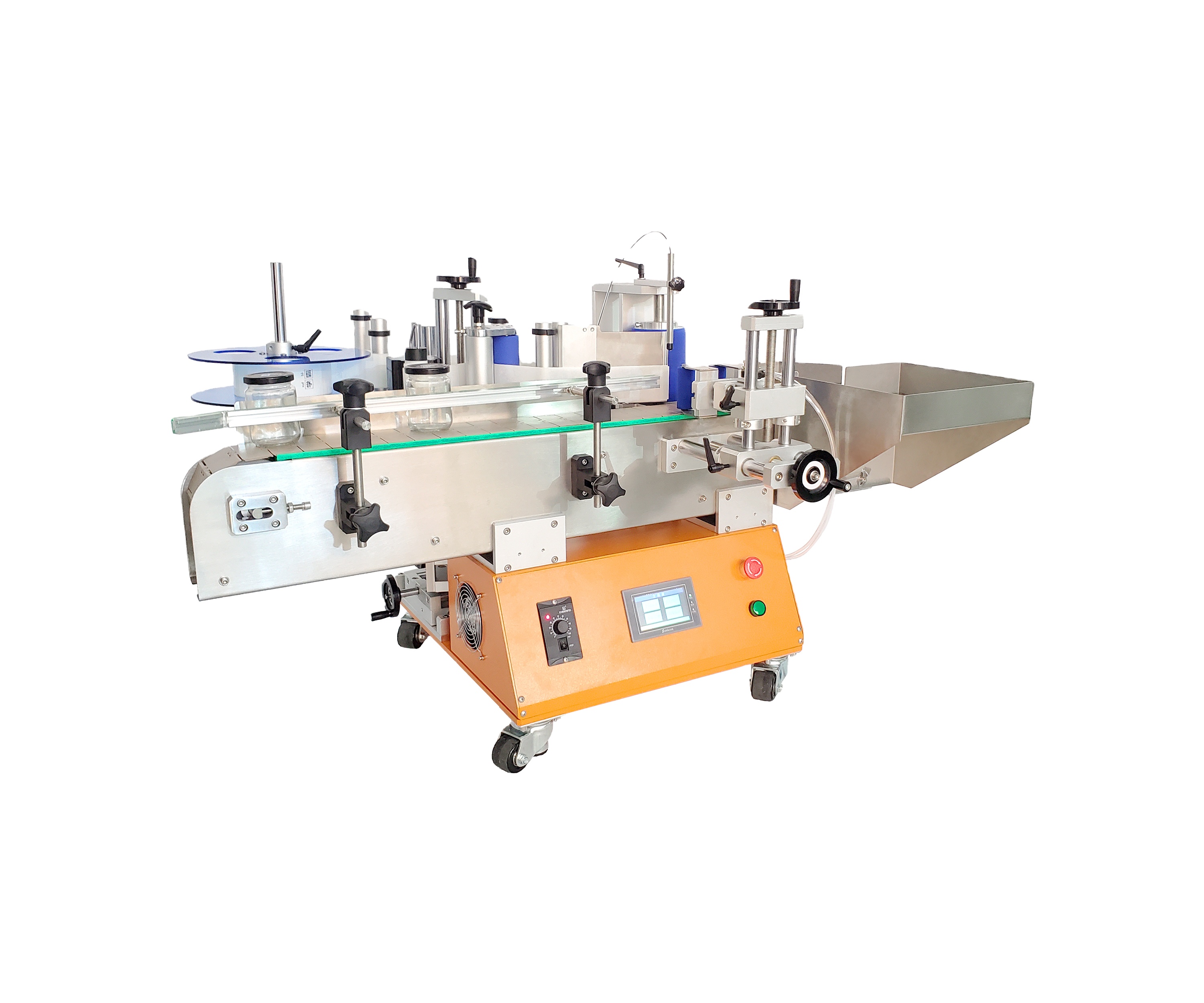 Desk Type Bottle Self Adhesive Labeling Machine for Precise Labeling of Food Products