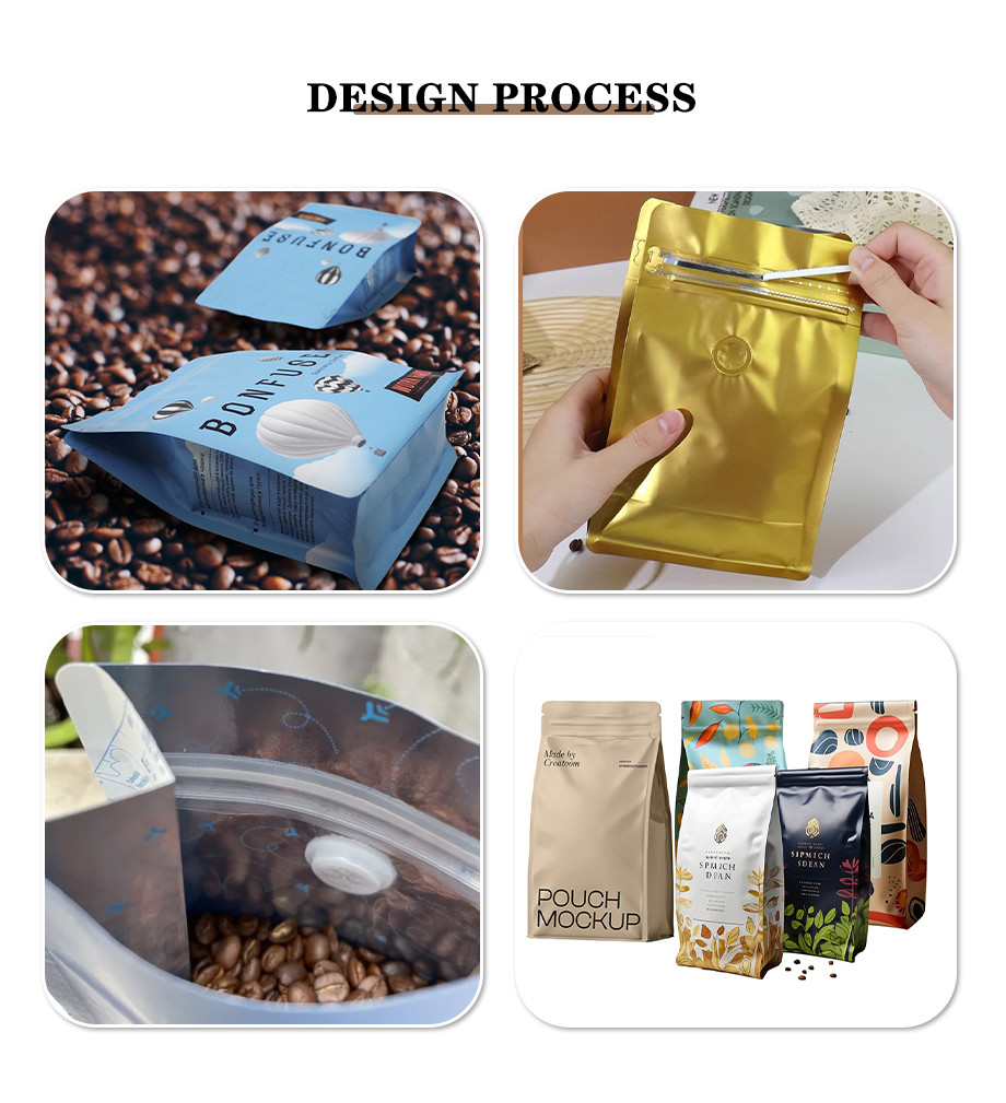 Eco-Friendly Vacuum Sealed Food Bags - Durable Mylar Packaging for Coffee & Snacks Manufacturer Direct