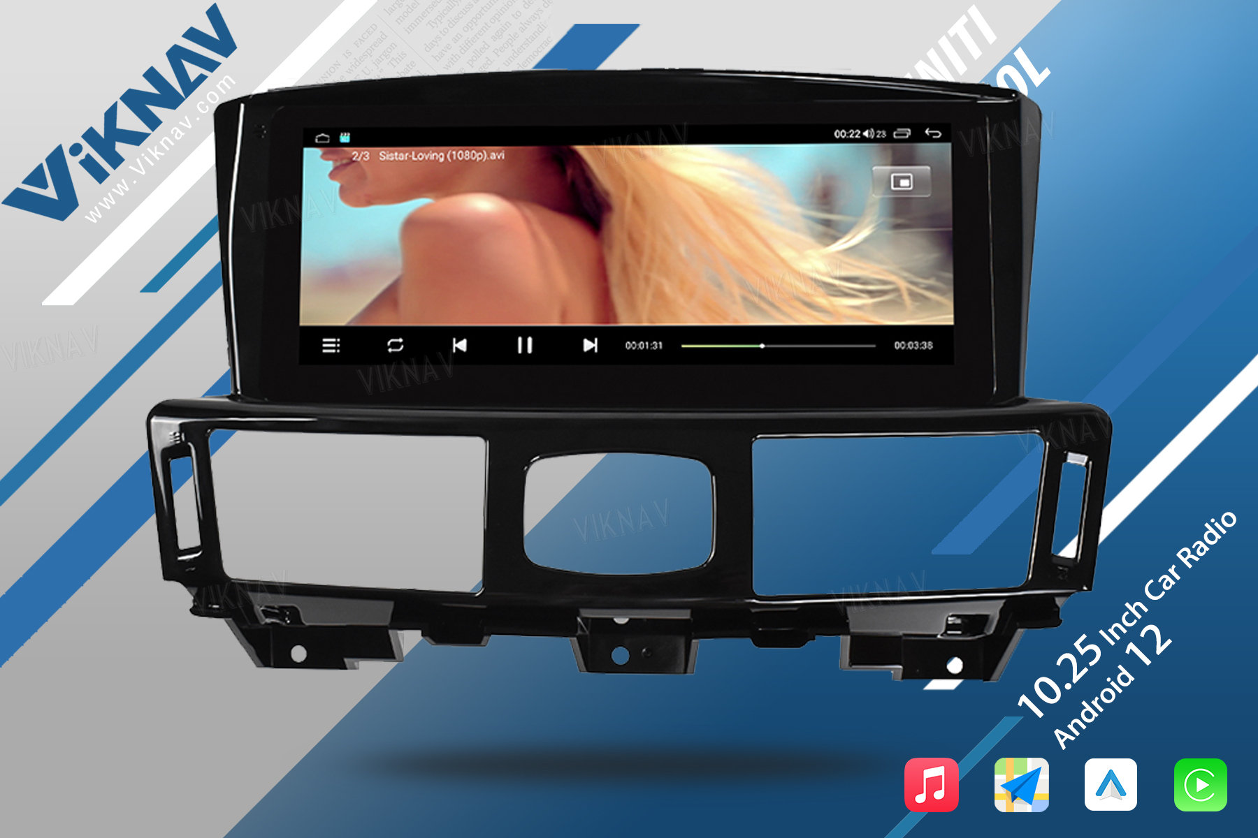 Infiniti Q70L 2013-2017 Aftermarket Touch Screen Radio Car Stereo Multimedia Player