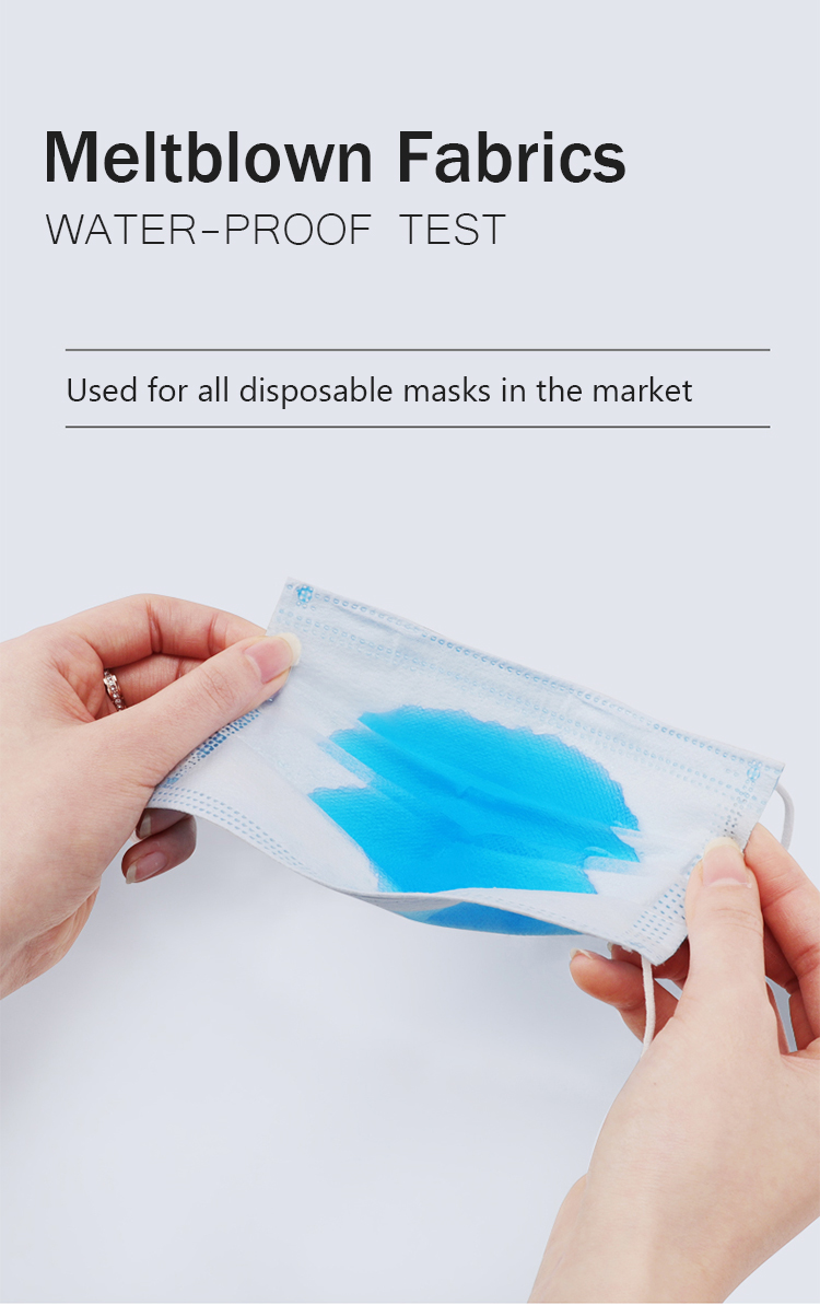 Personal Safety Antibacterial Face Mask Disposable Non Woven Face Mask