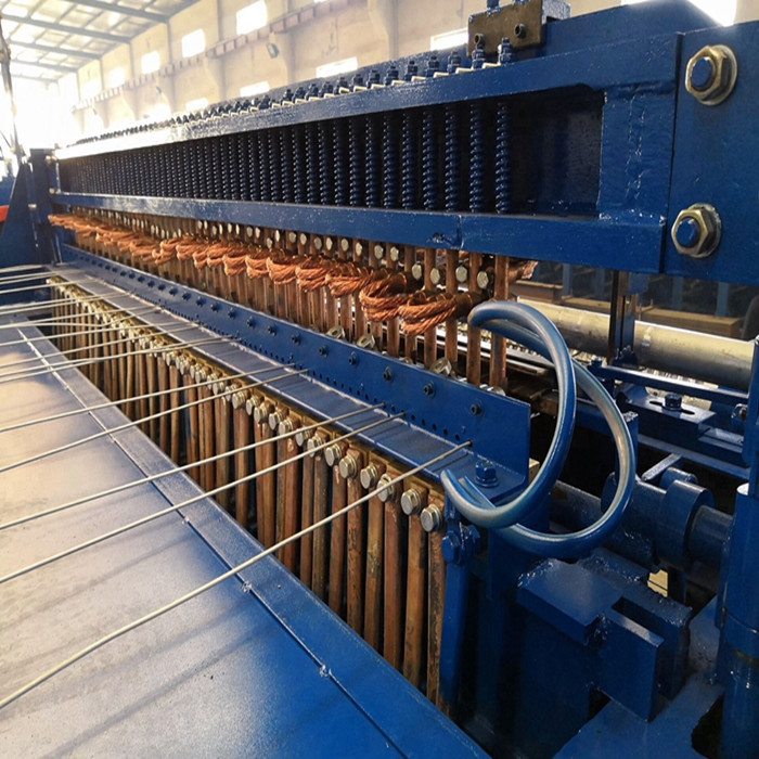 Dual Row BI Welded Wire Mesh Machine Construction 100m Mesh Length Roll