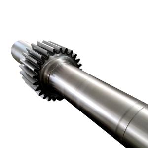 China 6200mm Rotary Kiln Drive Spur Pinion Forging Shaft wholesale