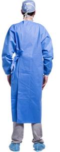 China Spunlace Nonwoven Medical Protective Suits Fluid Repellent 70 Gsm Thickenss wholesale
