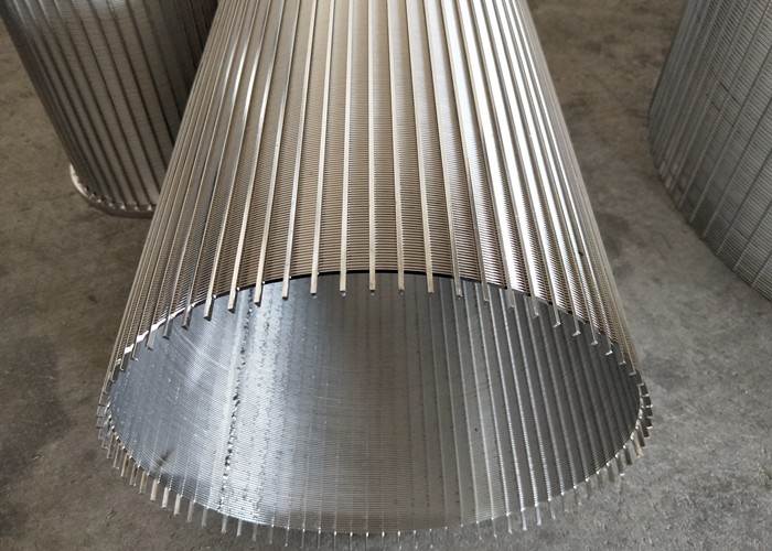 304 Stainless Steel Tube Well Water Filter Johnson V Wire Screen For Water Treatment