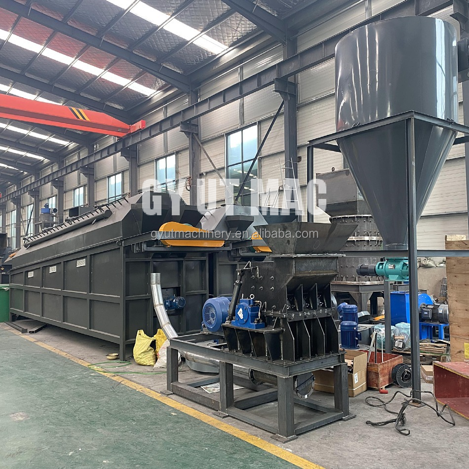 Scrap Cable Crusher Copper Wire Granulator Separator Recycling Machine Line for 2000L/H