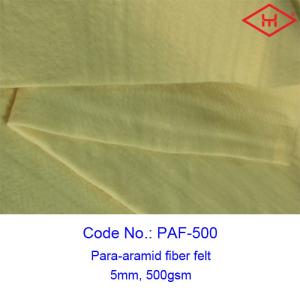 China 5mm Thickness Industrial Para Aramid Fiber Felt Rolls 500gsm wholesale