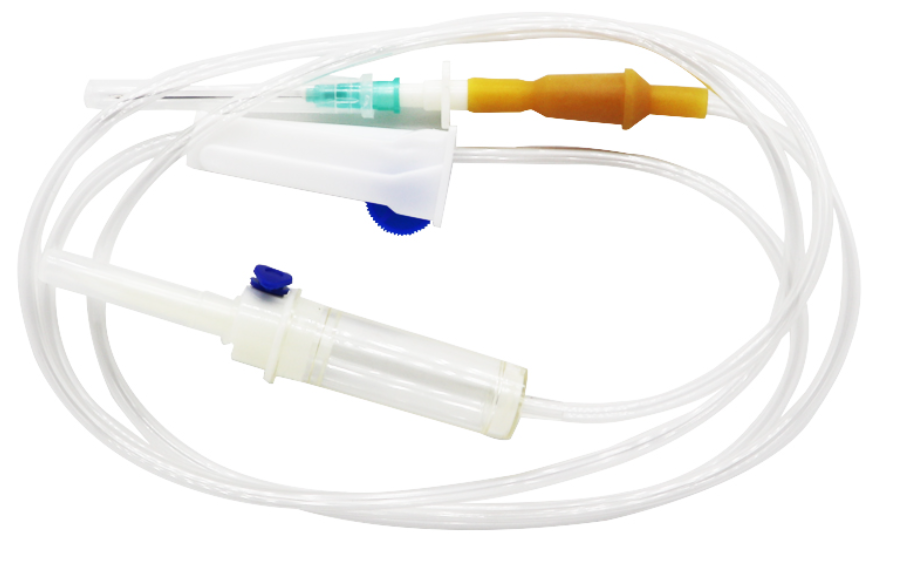 Disposable Latex Connector Luer Lock Medical Infusion Set