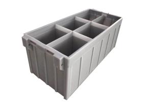 China customized Armored Battery Box Size 510*235*210mm Of Plastic Battery Mould wholesale