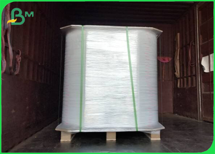 27mm White brown Kraft Wrapping Paper For Straw Packing 24g 28g 