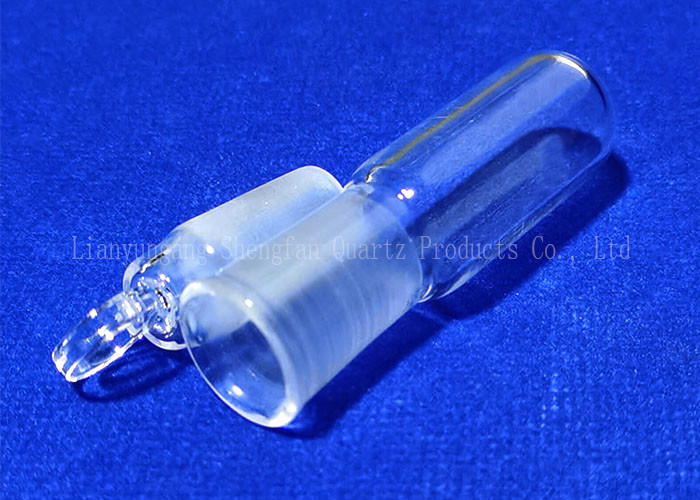 Stopper Sealing Crystal Quartz Test Tube General Purpose 1mm-5mm Wall Thick