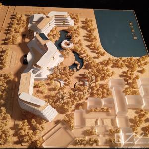 China Mini Acrylic Architectural Models HSA 1:750 Aglile Hotel Custom wholesale