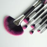 Private Label Double Ended Makeup Brush , Makeup Angled Eye Brow Brush